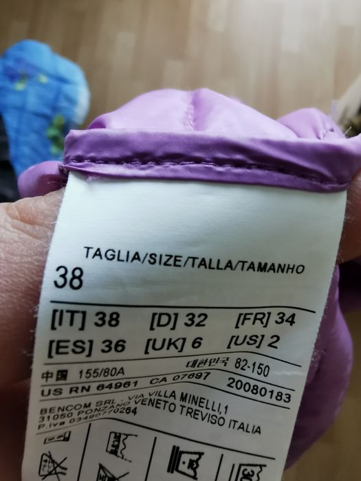 Kurtka dziewczęca Benetton rozm 38