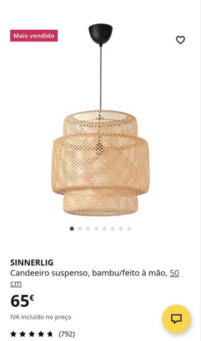 Candeeiro SINNERLIG Ikea