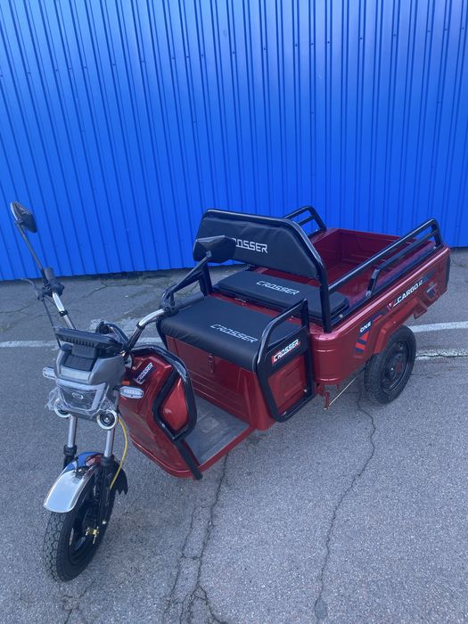 Трицикл електричний вантажний Crosser Cargo12 60V/32Ah 800W