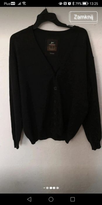 Męski sweter rozpinany