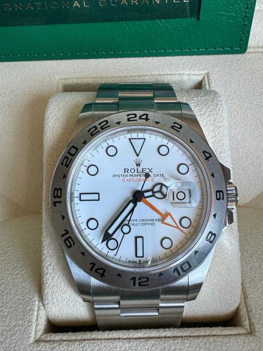 Rolex Explorer II GMT Branco Polar