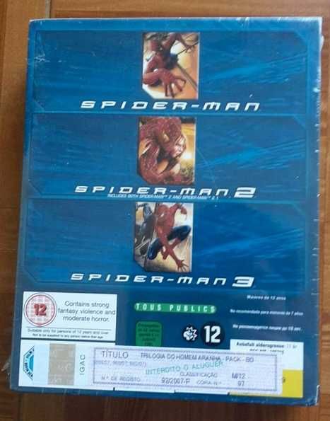 Filmes blu-ray spiderman novos!