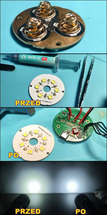 Potęga świetlna, Sofirn Q8+ po wielu poprawkach, 19000LM