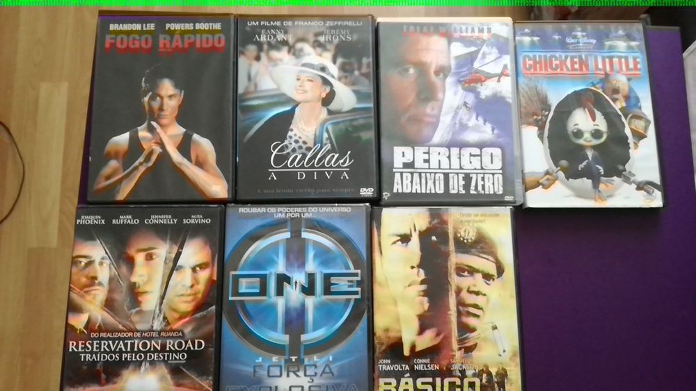 DVDs Fogo Rápido+One +Callas