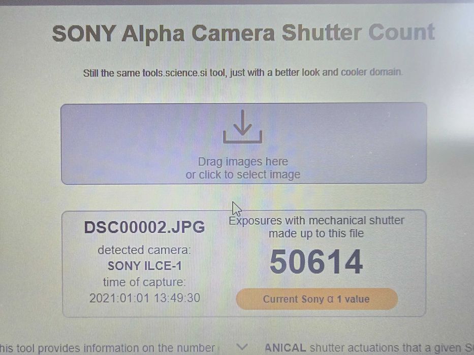 Aparat Sony A1 cyfrowy bezlusterkowy