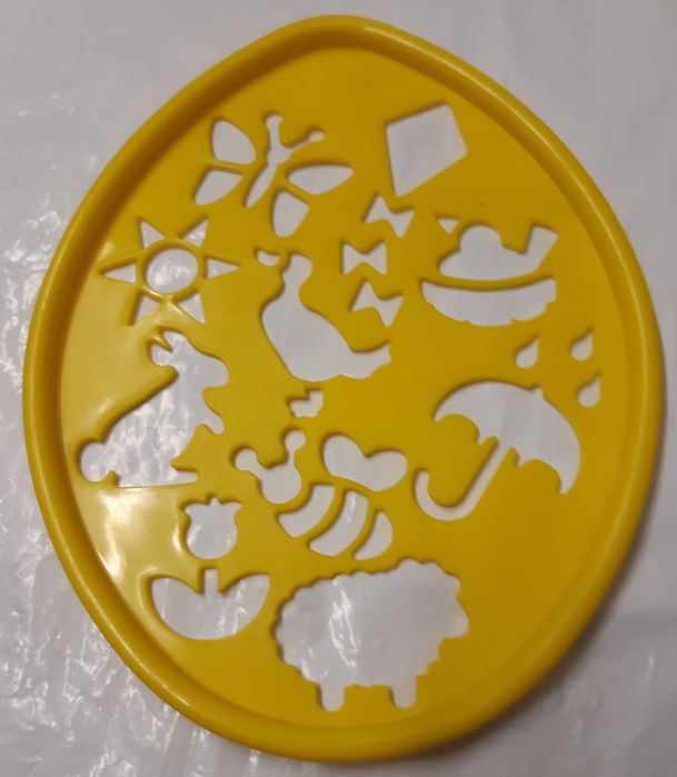 Conjunto de 6 réguas com figuras e letras para decalcar