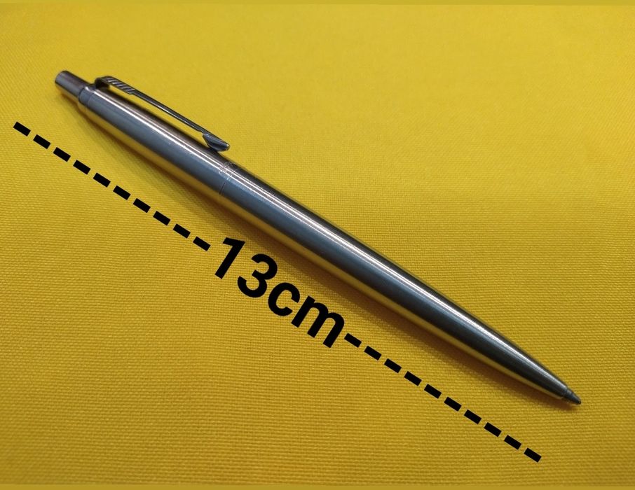 Caneta Parker aço inox escola escritório gabinete quarto casa vivenda.