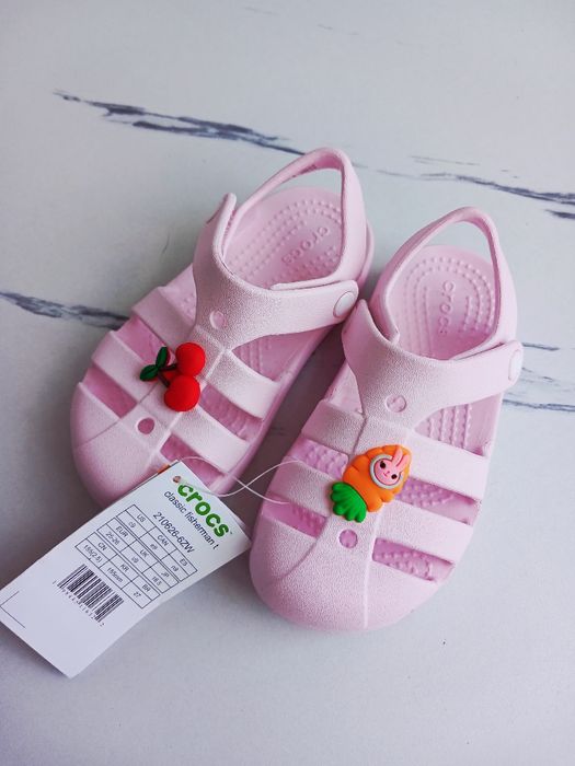 C8(24-25) ,C9(25-26) С10(26-27)   Босоніжки, сандалі CROCS з  Джибітсами