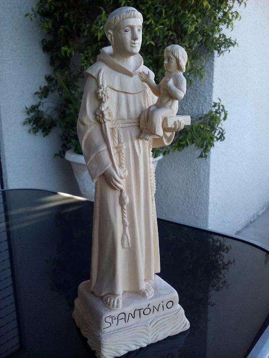 Escultura Arte Sacra Talha Madeira Santo António