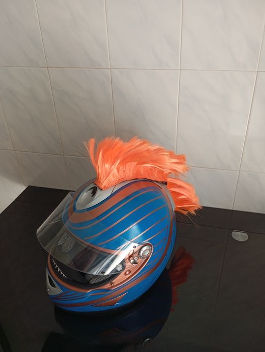 Mohawk para capacete