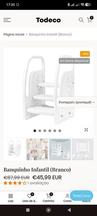 Escada e penico de aprendizagem