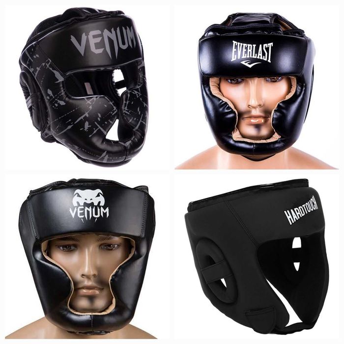 шолом боксерський шлем боксерский закрытый  дитячий з повним захистом