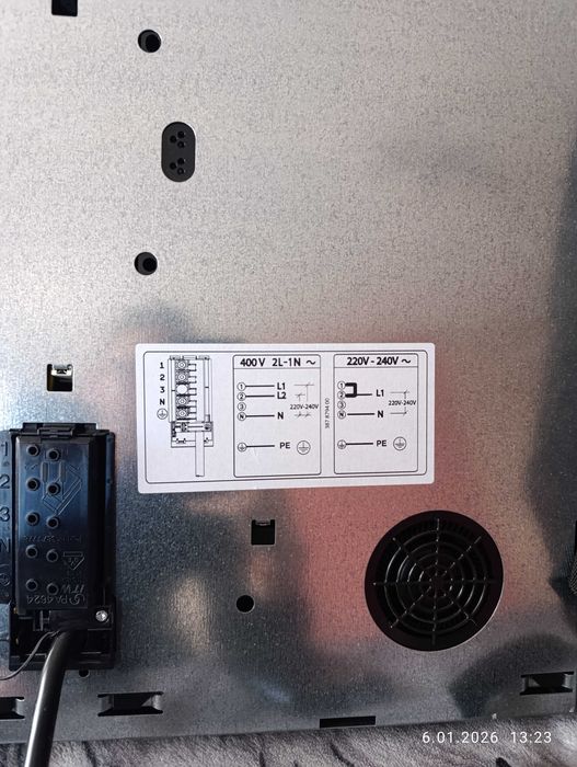 Płyta indukcyjna Electrolux ehi6340fok