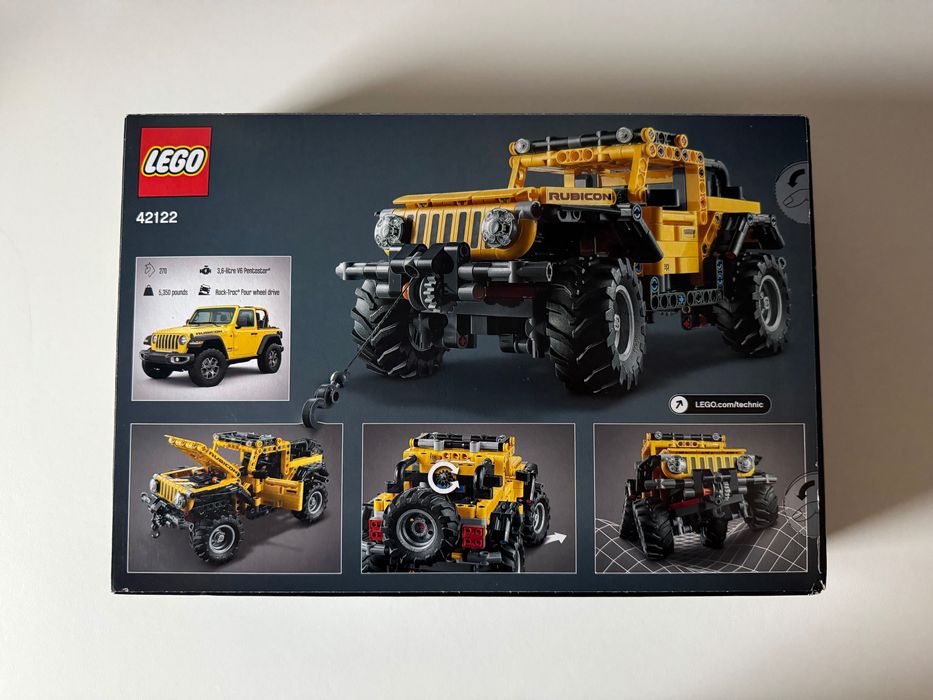Lego 42122 - Lego Technic Jeep Wrangler (selado)