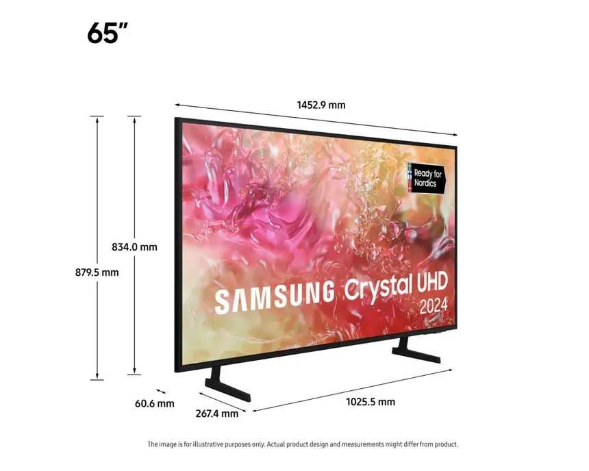 TV SAMSUNG Crystal UHD 65DU7105 Smart TV