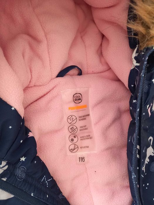 Kombinezon dziewczęcy zimowy 116 Smyk