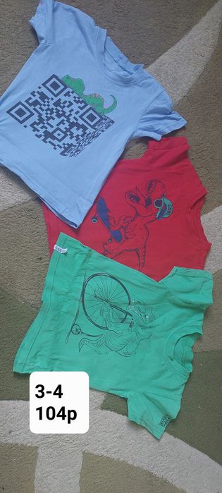 лот одягу Футболки і шорти  Реглани.Кофти для хлопчика 104-110