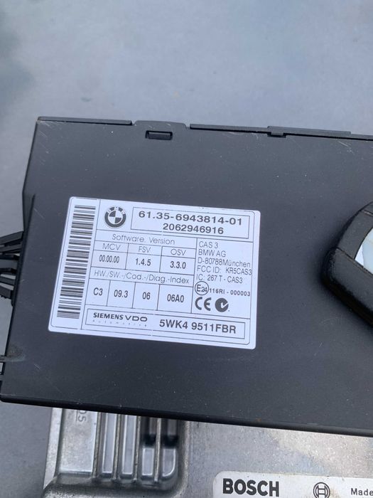 Bmw 520 e60 e61 2.0 m47n2 163 manual zestaw startowy komputer 7.803373
