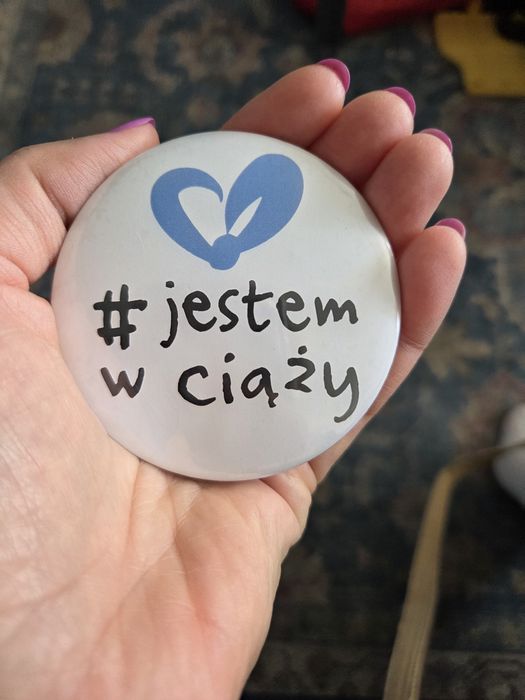 Przypinka Jestem w ciąży