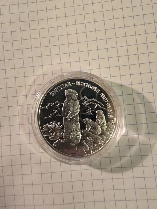 20 zł świstak, zwierzęta świata, 2006