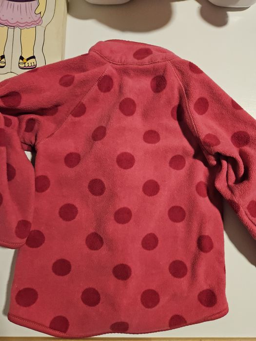 Różowa Bluza polarowa H&M r. 86