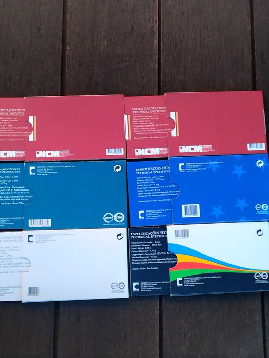 6 Moedas Proof. de 2€ Cumemorativas