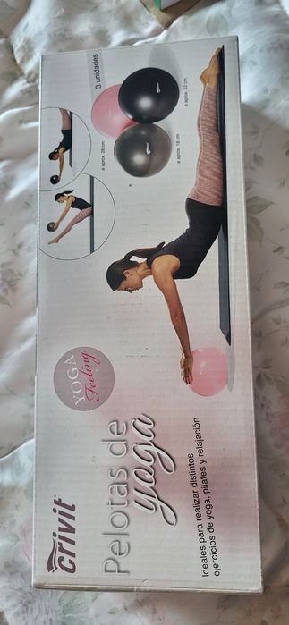 Bolas para Yoga; 3 unidades novas na caixa