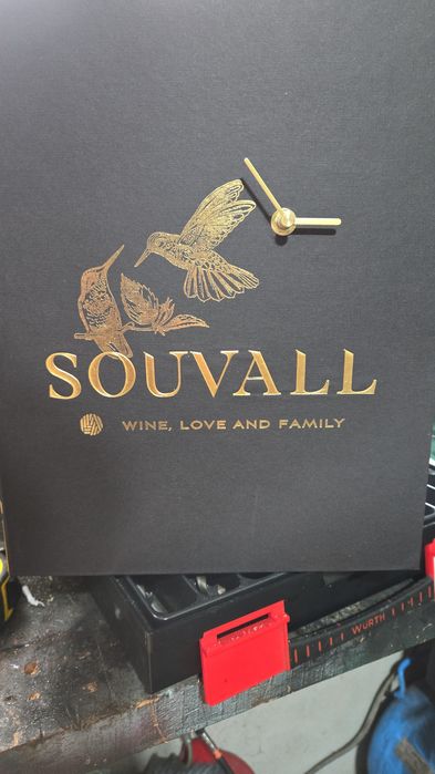 Relogios de caixa de vinho