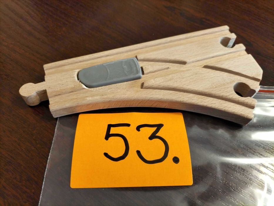 rozjazd skrzyżowanie tory drewniane rozbudowa kolejki (nr 53)