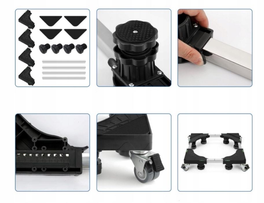 Stojak Podkładka Pod Pralkę lodówkę na  Kółkach do  300KG