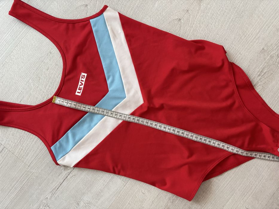 Боді Levis чорний та червоний