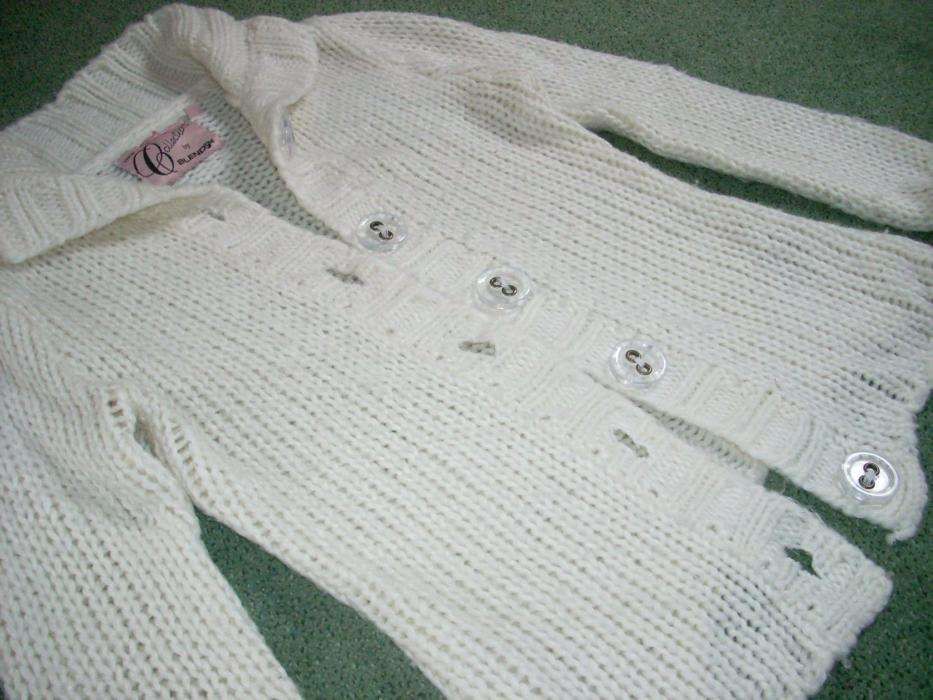 Milutki Sweter Zapinany 36 S 34