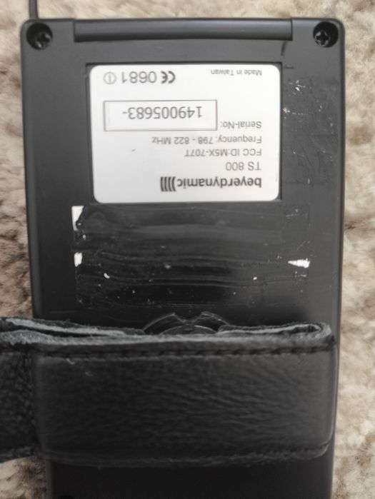 Радіомікрофон Sennheiser SKM 300 G3 (MMD 865), SK 300 G3, Beyerdynamic TS 800