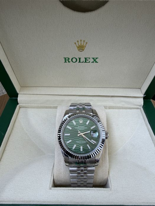 Rolex Datejust Motif Mint Green 41 mm