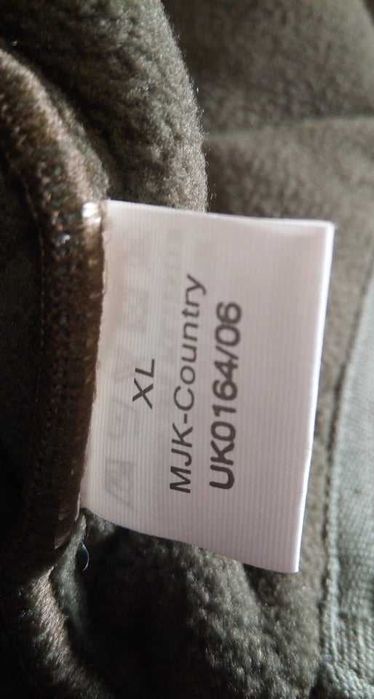 Kurtka Myśliwska Kamuflaż Leśny Woodland r.XL pikowana na polarze