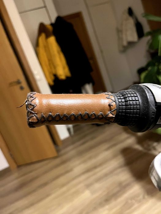 Bicicleta dobrável Via Veneto | Design italiano vintage | Pele