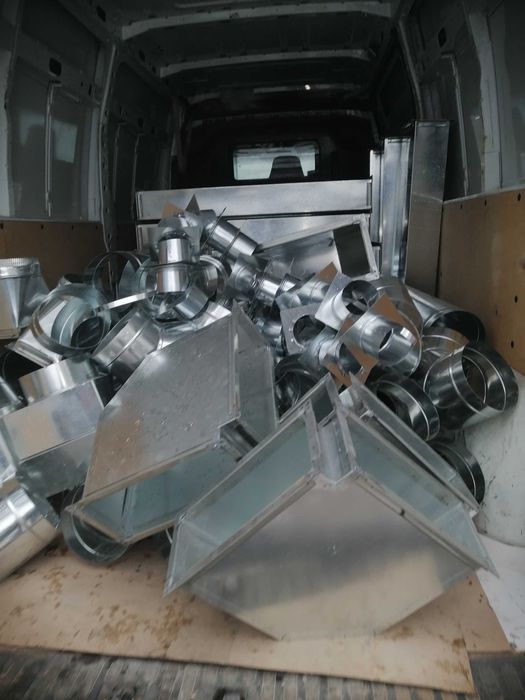 Оцинкованная труба. Воздуховод. Вентиляция. жестянщик. Трубы из цинка