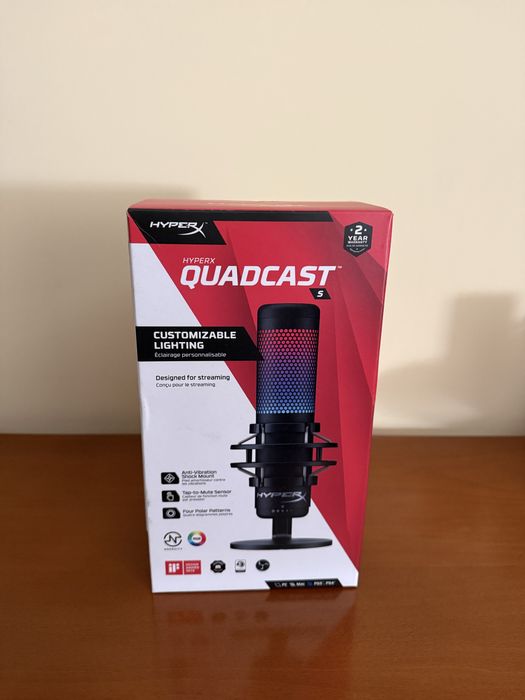 Microfone HyperX Quadcast S