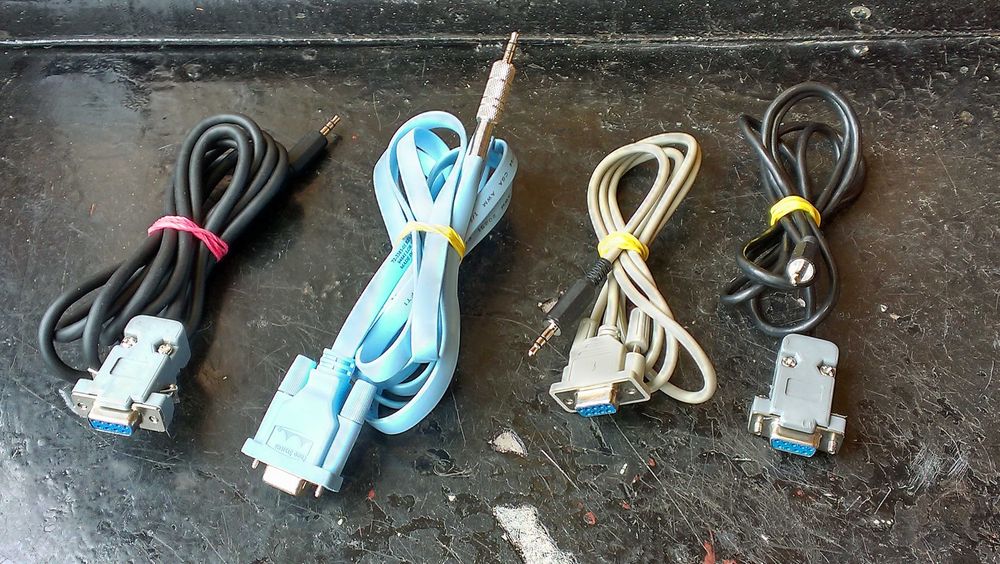 Кабель-переходник нуль-модемный шнур RS-232 на jack 3.5мм