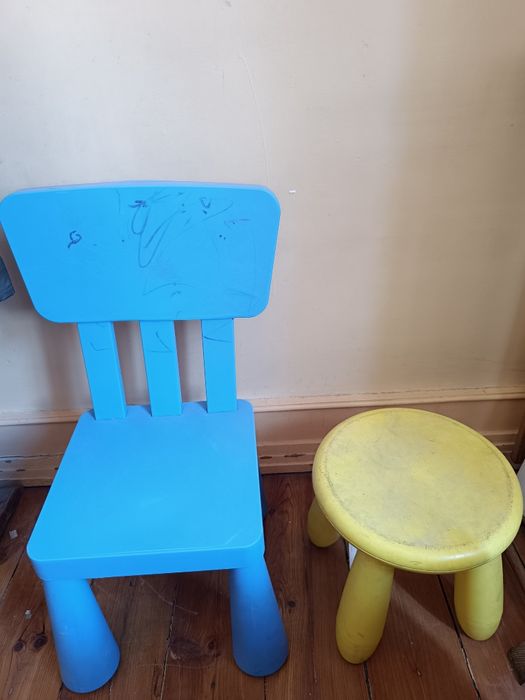 Banco e Cadeira Ikea Criança
