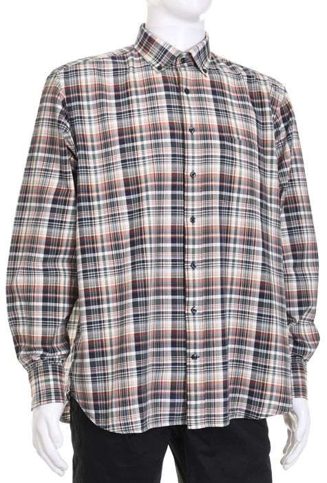 ANDREW JAMES bawełniana koszula męska w kratkę Oxford XL k 43 44