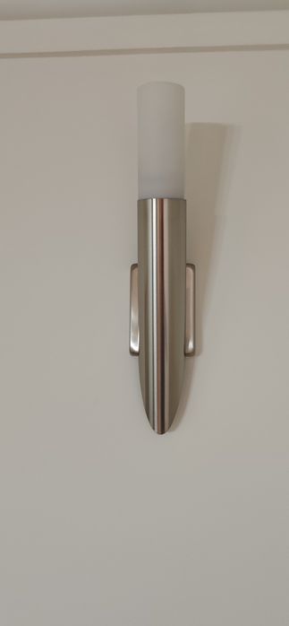 Novo preço: Conjunto de candeeiros de teto e parede- tudo em inox
