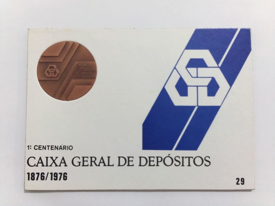 Filo-Medalhística - Centenário da Caixa Geral de Depósitos