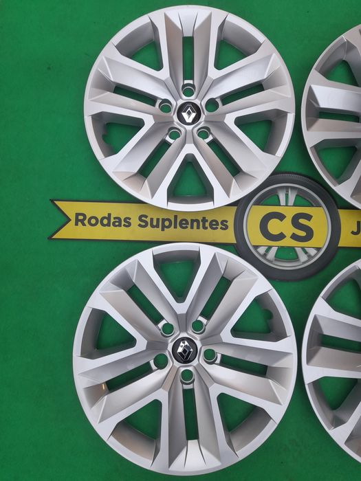 Tampões roda 17" Renault Captur, Mitsubishi, 15" Clio