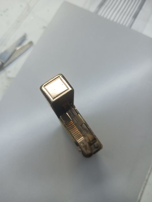 Isqueiro S.T. Dupont Ligne 1 Ouro 20 Mícrons (Vintage - A Funcionar)