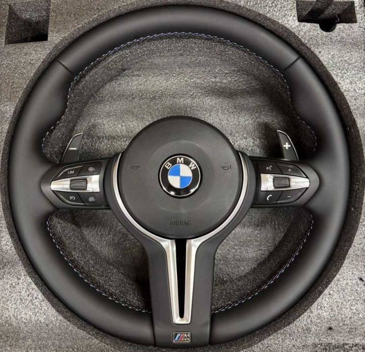 ‼️ BMW F Series M3 Кермо Premium ‼️Ціна вказана за кермо з подушкою Спортивний Шкіряний Руль Nappa M Style F30 F31 F32 F33 F36 F20 F21 F10 F11 F25 F15