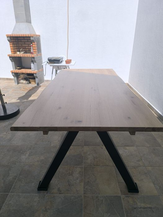 Mesa Jantar Madeira Carvalho + Extensão