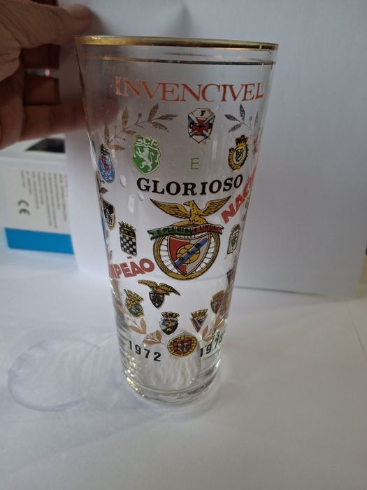 Copo benfica SLB vintage campeão nacional.72 73 invencivel