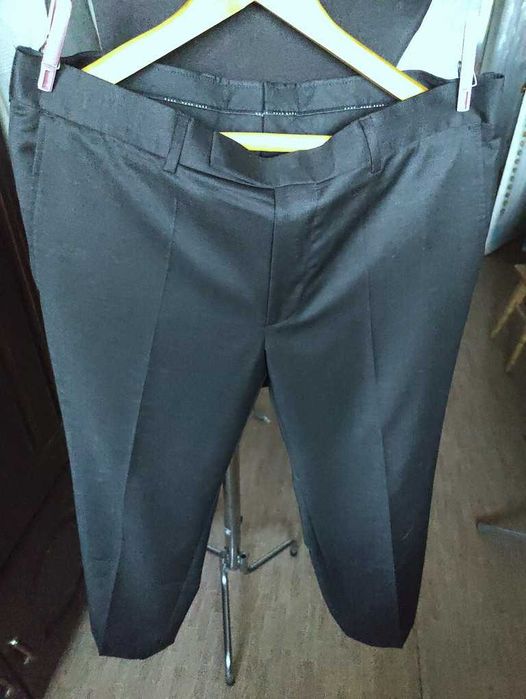 Джинсы брюки Hugo Boss wool trousers Germany w34 black.
