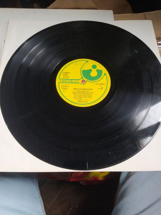 PINK FLOYD - Wish You Were Here 1975 Vinyl LP edição inglesa